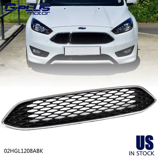 Replacement Front Upper Center Grille Fit For 2015-17 Ford Focus S Se F1EZ8200B