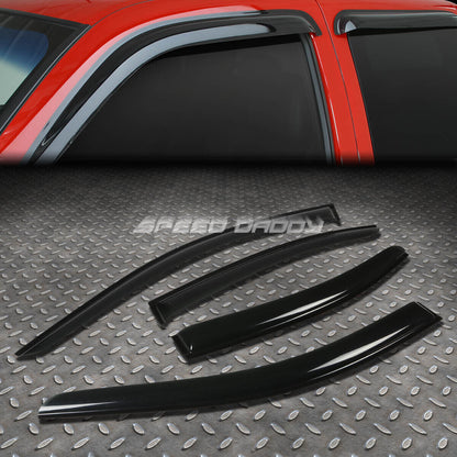 FOR 09-14 MAXIMA A35 SMOKE TINT SIDE WINDOW VISOR SHADE/SUN WIND/RAIN DEFLECTOR