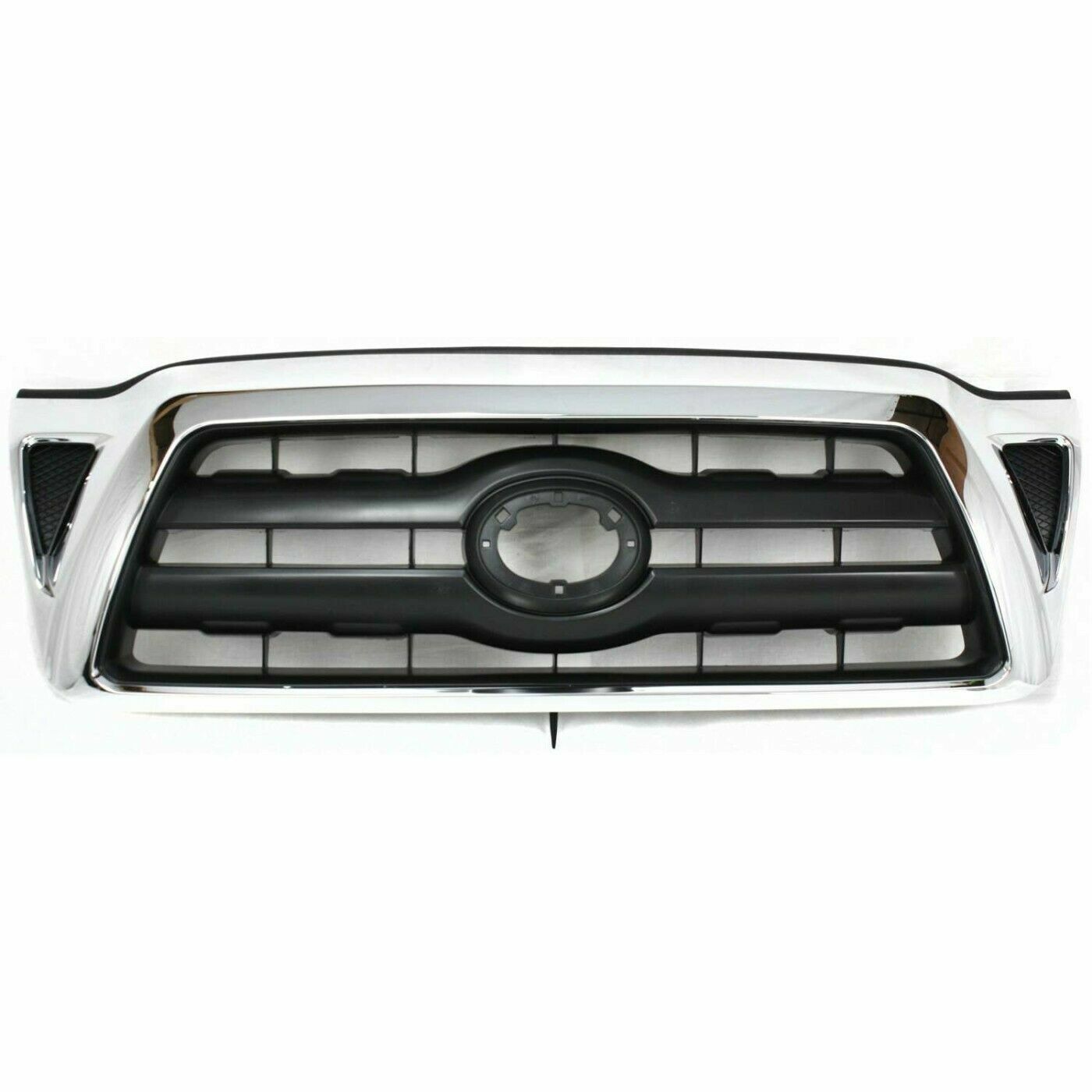 Front Grille Chrome Shell With Black Insert For 2005-2008 Toyota Tacoma