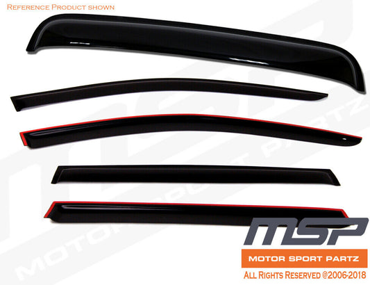 5pcs Out-Channel Visor Rain Guard Sunroof Mercedes-Benz S430 S500 S600 2000-2006