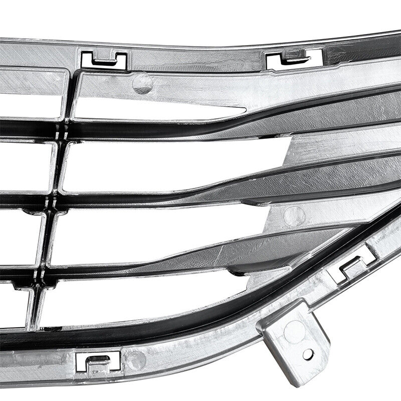 For 2011 2012 2013 Hyundai Elantra Sedan Front Bumper Lower Grille w/Chrome Trim