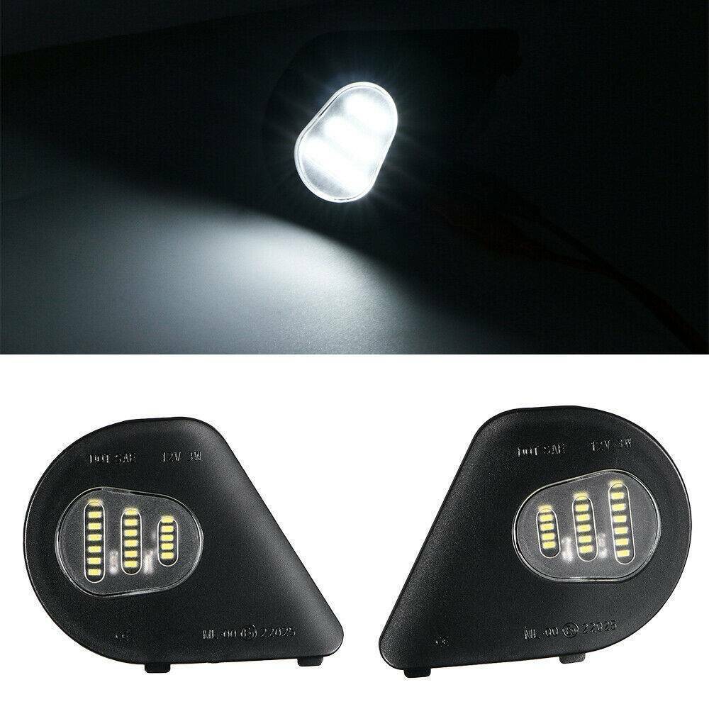 LED Side Mirror Puddle Lights For Dodge Ram 10-19 1500 2500 3500 4500 5500 Truck