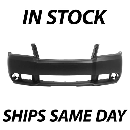 NEW Primered - Front Bumper Cover Replacement for 2008-2010 Dodge Avenger W/ Fog