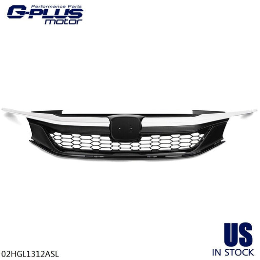 Front Bumper Upper Grill Grille Fit For 2016-2017 Honda Accord Sedan Sport Style