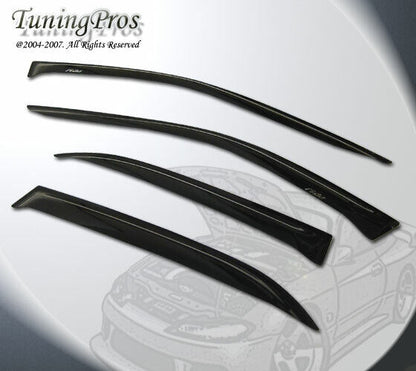 2007-2016 07-16 Volvo S80 Out-Channel Wind Deflector Window Visor Sun Guard 4pcs