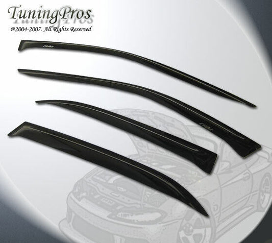 2007-2016 07-16 Volvo S80 Out-Channel Wind Deflector Window Visor Sun Guard 4pcs