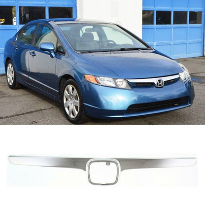 Chrome Front Bumper Grille Grill Trim For 2006 2007 2008 Honda Civic Sedan