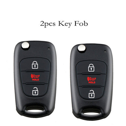 2PC Remote Car Key Fob Replacement FIT Kia 2010-2013 NYOSEKSAM11ATX TQ8-RKE-3F02