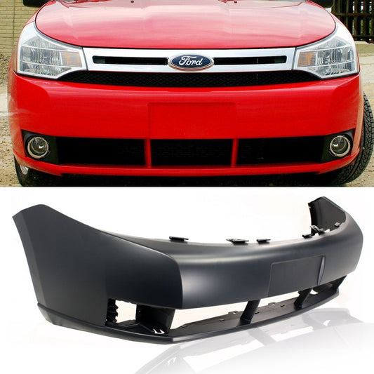 NEW Primed Front Bumper Cover Replacement for 2008 2009 2010 2011 Ford Focus