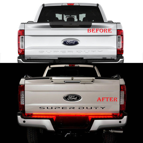 Tailgate Cover With Pull handle Fit 2017-2020 Ford F-250/F-350 W/ Cam hole