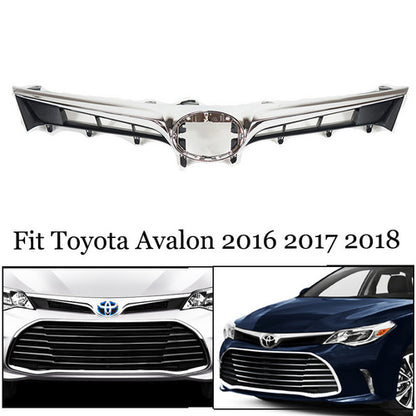 1x Bumper Upper Grille Chorme Front Grill Kit For 2016 2017 2018 TOYOTA AVALON