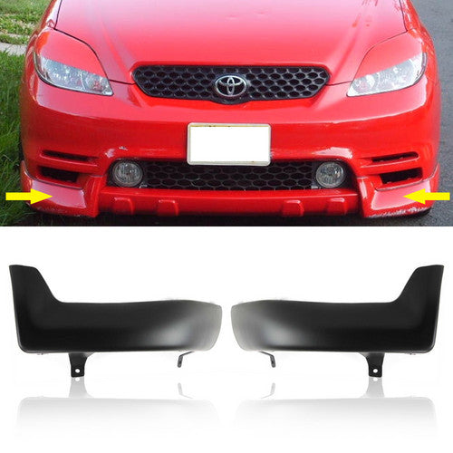 Front Left & Right Side Lower Valance For 2003-2004 Toyota Matrix Primed 2pcs