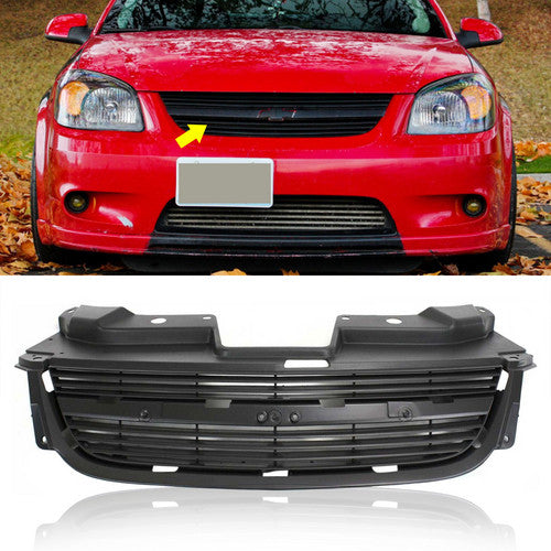 For 2005-2010 Chevy Cobalt Base/Ls/Lt/Ltz Front Bumper Upper Grille Dark Gray