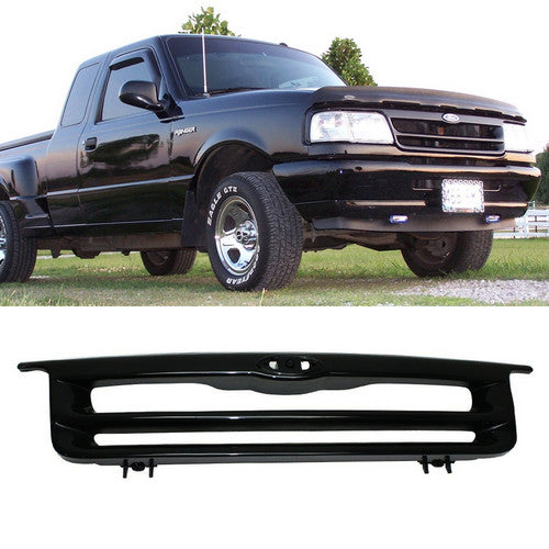 Black Front Bumper Grille Grill FO1200296 For 1993 1994 Ford Ranger