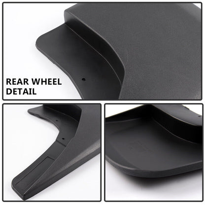Fit 2014-2018 Chevy Silverado 1500 2500HD 3500HD Truck 4pcs Mud Guard Flaps