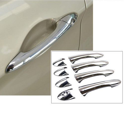 4PC Chrome Plated Door Handle Cover For 2011 2012 2013 2014 Hyundai Sonata Sedan