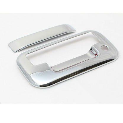 Chrome Tailgate Handle Cover Fit FORD F150 2004-2014 W/Keyhole No Camera hole