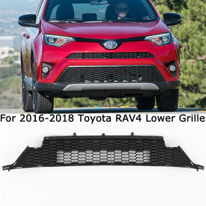 For 2016 2017 2018 Toyota RAV4 SE Model Honeycomb Type Front Bumper Lower Grille