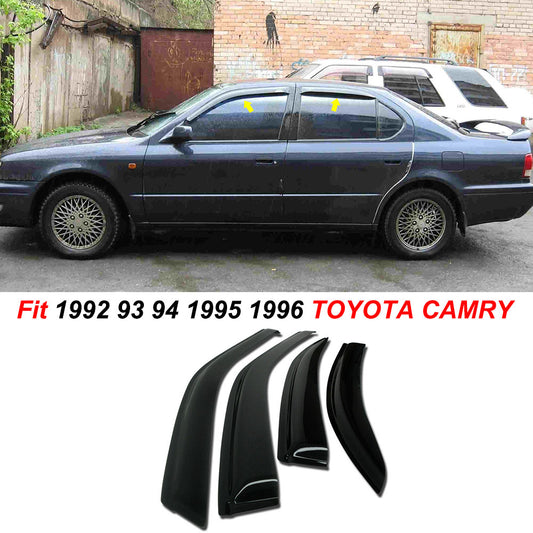 Side Window Visor Wind Deflector Rain Guard Fit 1992 93 94 95 1996 TOYOTA CAMRY