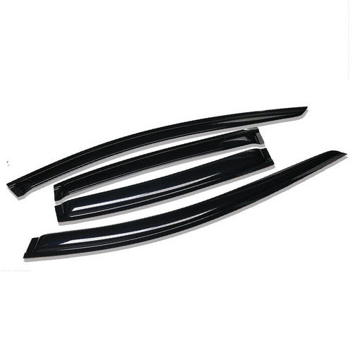For 04-09 Toyota Prius Hatchback Smoke Acrylic Tape-on Window Visors Wind Guards