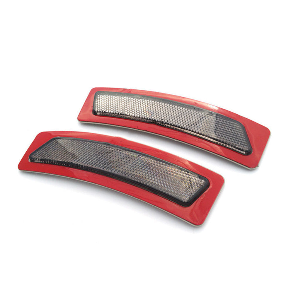 FOR 2014+ BMW F32 F33 F36 4-Series Dark Smoke Side Marker Lamps BUMPER REFLECTOR