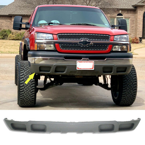 Valance For 2003-2006 Chevrolet Silverado 1500 Air Deflector Textured Front