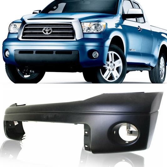 Front Bumper Cover for 2007-2013 Toyota Tundra Pickup w/o Park Assist Primed