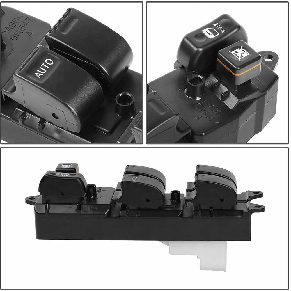 Fit 01-2005 Toyota RAV4 Left Driver Side Power Window Switch w/Lock Replacement