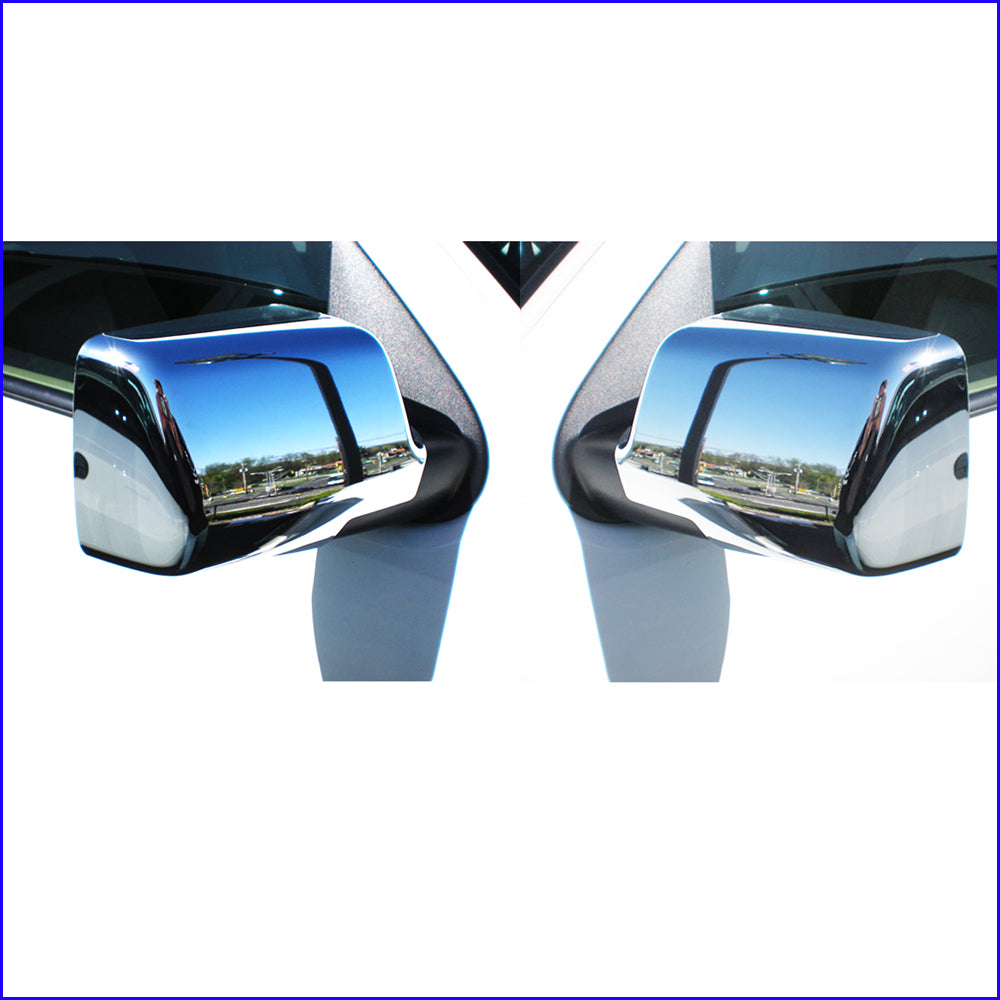 Pair For 2007 2008 2009 2010 Ford Explorer Sport Trac Chrome Mirror Covers Cover