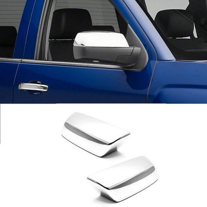 Fit 2014 2015 2016 Chevrolet Silverado/ Gmc Sierra Chrome Top Half Mirror Covers