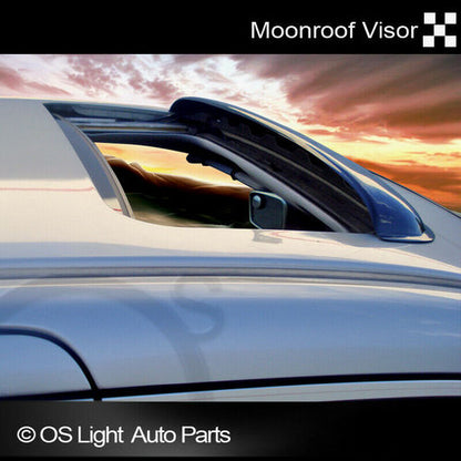 5PC Window Visor Sunroof Guard Rain Deflector For 2002-2008 Audi A4/S4 Sedan