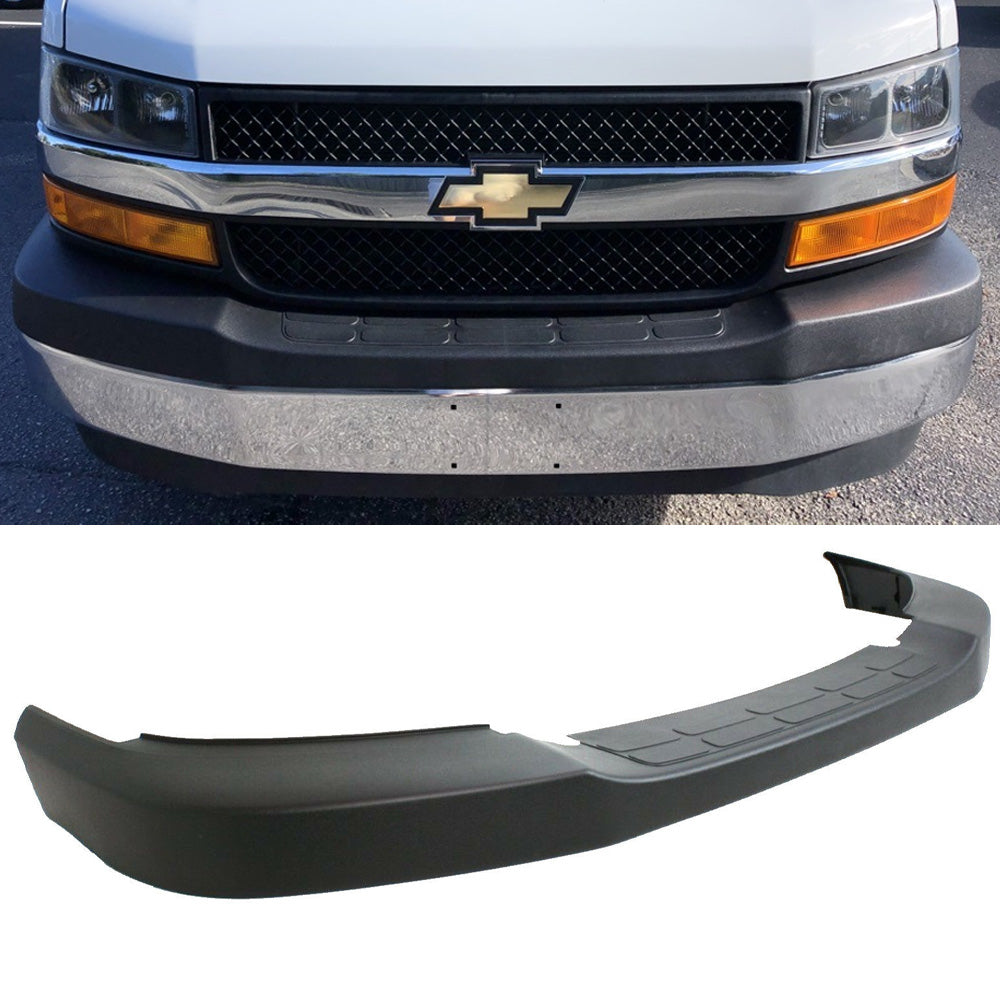 Textured NEW Front Upper Bumper Cover for 2003-2018 Chevy Express & GMC Savana