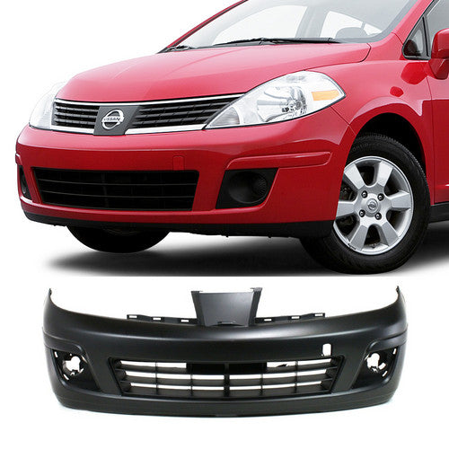 Front Bumper Cover For 2007-2012 Nissan Versa Primed NI1000245 FBM229EG0J