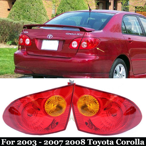 For Toyota Corolla 2003 2004 2005 2006 2008 Tail Light Taillight Rear Brake Lamp