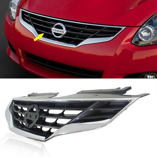 Grille 2010-2013 For Nissan Altima Coupe Chrome And Black 2-Door Coupe
