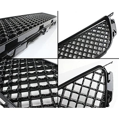 Fits 01-05 Lexus IS300 Front Upper Hood Mesh Grille Grill Black ABS