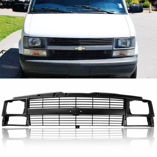 Front Bumper Grille Grill Assembly Gray for 1995-2005 Chevy Astro Van