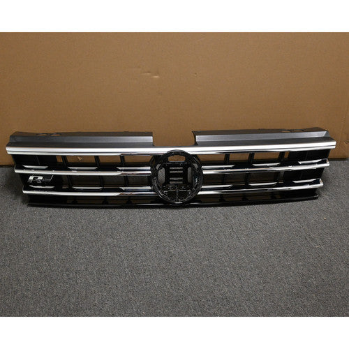 Front Upper Grille Grill W/Chrome Trim for 2018-2020 VW Volkswagen Tiguan