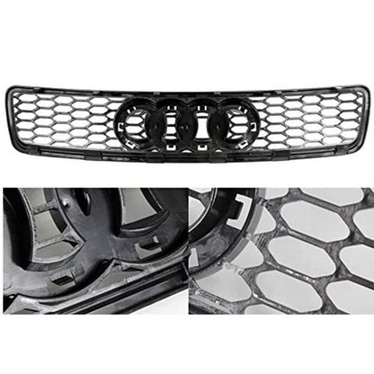 For 1996-2001 Audi A4 S4 Black ABS Honeycomb RS4 Style Front Hood Grille Grill