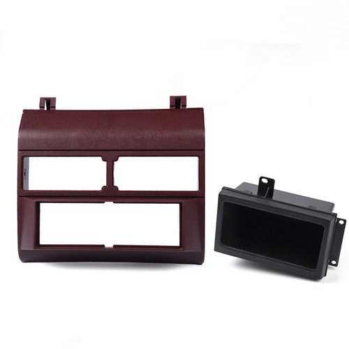 Fit For 1988-1994 Chevy GMC Trucks Red Molded Radio Dash Kit Pocket Bezel Panel