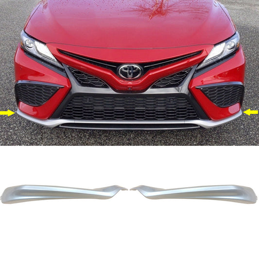 For 2021 2022 TOYOTA Camry SE XSE Bumper Lower Grille Trim Moldings Silver Grey