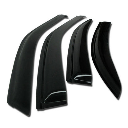 Fits 2016-2021 Nissan Maxima Tape-on Window Visor Vent Rain Guards Deflector