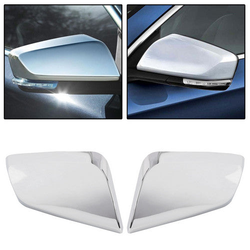 Fit 2014 2015 2016 2017 2018 Chevrolet Impala Chrome Mirror Covers Overlays Trim