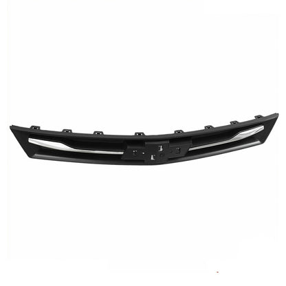 Front Upper Bumper Grille For 2017-2020 Chevrolet Trax Black w/ Chrome Trim