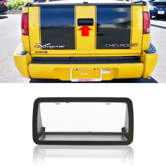 Black Tailgate Handle Bezel Cover GM1916103 For Chevy S10/GMC Sonoma 1994-2004