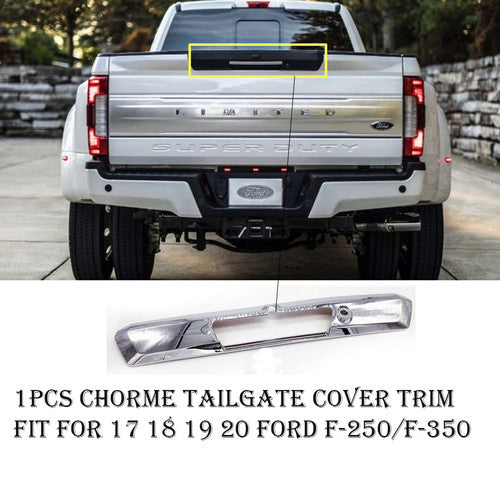 For 2017-2020 Ford F-250/F-350 W/ Camera Hole & LED Opening Tailgate Cover Trims