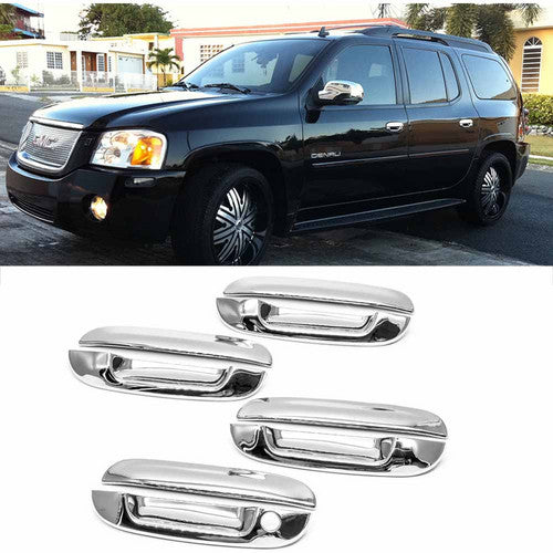 For 2002-2008 2009 Chevy Trailblazer&GMC Envoy Chrome Door Handle Covers 4PCS