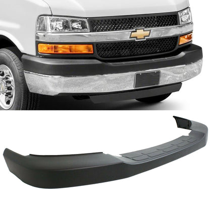 Textured NEW Front Upper Bumper Cover for 2003-2018 Chevy Express & GMC Savana