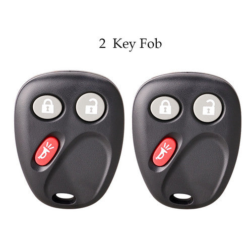 2PC Key Fob Fit Tahoe Silverado Yukon Sierra H2 LHJ011 Car Keyless Entry Remote