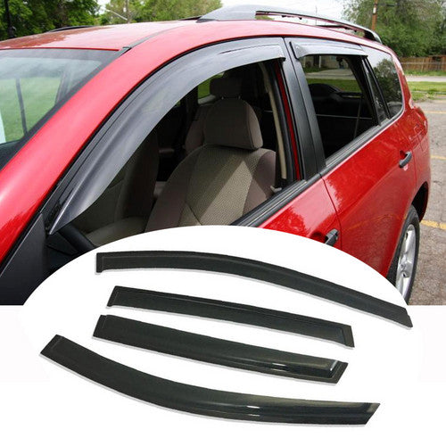 For 2013 2014 2015 2016 Ford Escape Window Visors Vent Rain Deflector Smoked